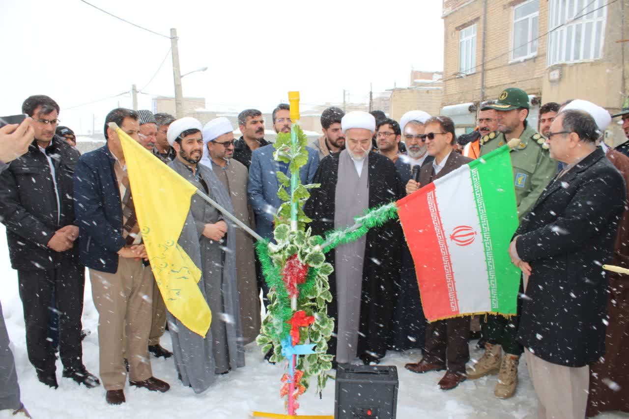 افتتاح طرح گاز رسانی دهستان شریف آباد با حضورنماینده ولی فقیه دراستان کردستان