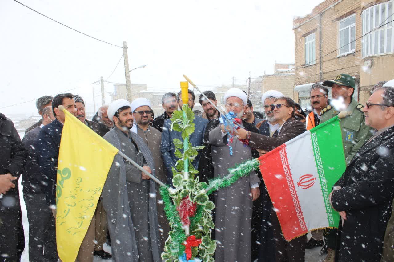 افتتاح طرح گاز رسانی دهستان شریف آباد با حضورنماینده ولی فقیه دراستان کردستان