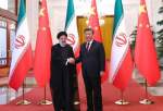  چینی صدر کی ایرانی صدر رئیسی سے ملاقات
