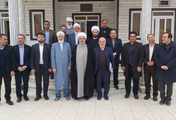 آخوند عبدالحئی مرزا علی امام جمعہ اہل سنت آق قلا کے گھر ڈاکٹر حمید شہریاری کی ملاقات  