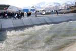 بهره برداری رسمی از سامانه انتقال آب به دریاچه ارومیه با حضور رئیس‌جمهور