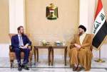 دیدار رهبر جریان حکمت ملی عراق با سفیر اتحادیه اروپا