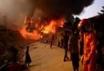Huge fire rips through Rohingya refugee camp