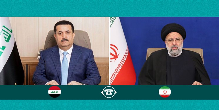 رئيسي يؤكد للسوداني على تعزيز التعاون بين ايران والعراق