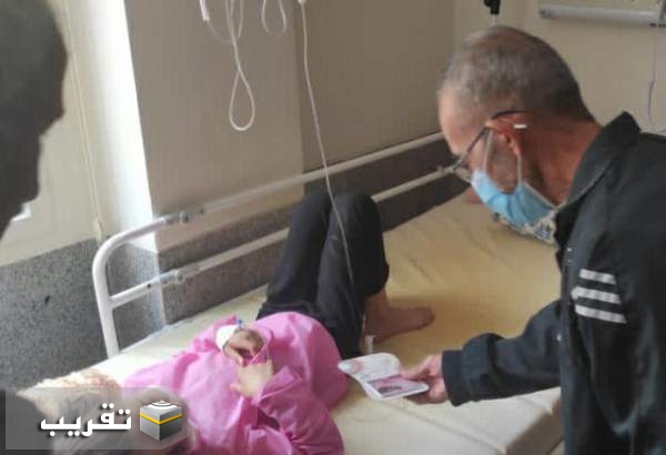 عیادت سردار آسیابانی از بیماران بستری در بیمارستان قدس شهرستان پاوه