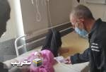 عیادت سردار آسیابانی از بیماران بستری در بیمارستان قدس شهرستان پاوه