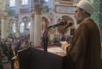 برگزاری باشکوه نماز جمعه مردم اهل سنت کرمانشاه در مسجد امام شافعی  