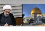 “Assault on al-Aqsa is assault on entire Islamic nation”, Huj. Shahriari