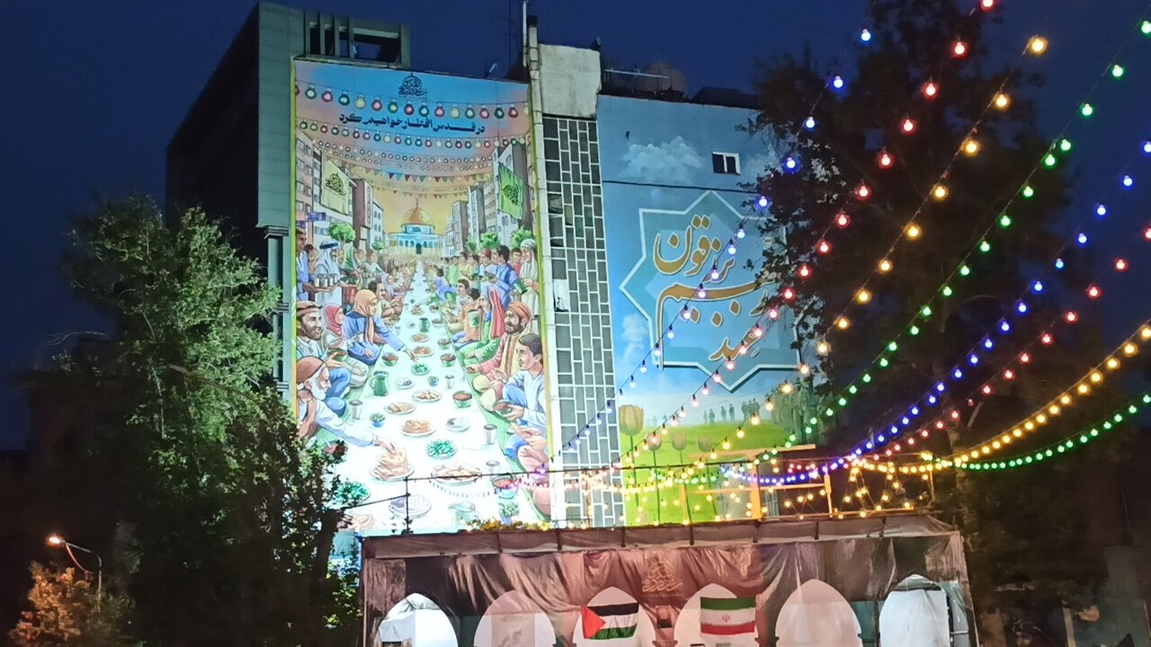 پویش رمضانی «در قدس افطار خواهیم کرد» در تهران  