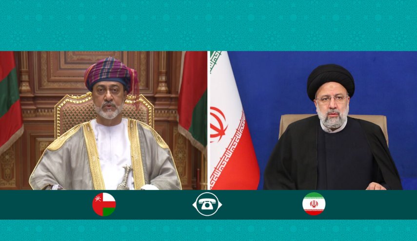 الرئيس الايراني وسلطان عمان يبحثان وحدة الصف الاسلامي ضد الاعتداءات الإسرائيلية