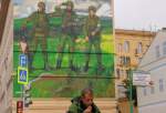 Artists create on Russia-Ukraine war (photo)  