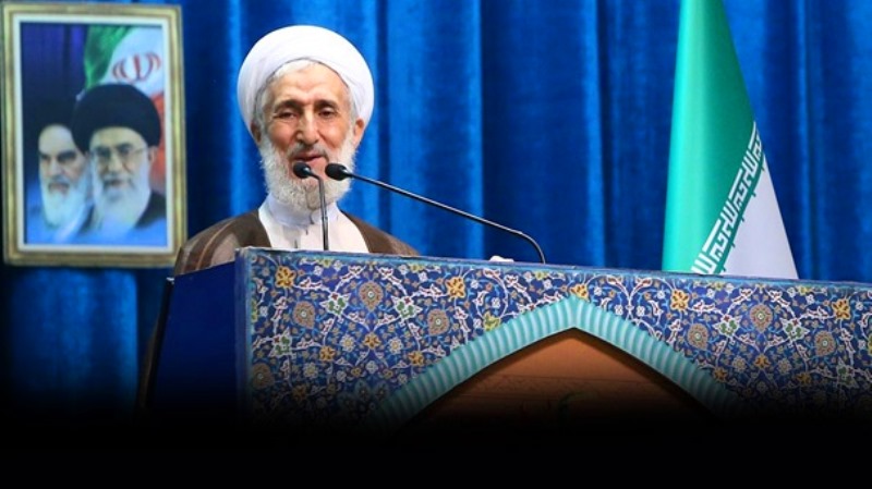 خطيب جمعة طهران : أميركا عجزت عن حل الأزمة الداخلية للكيان الصهيوني