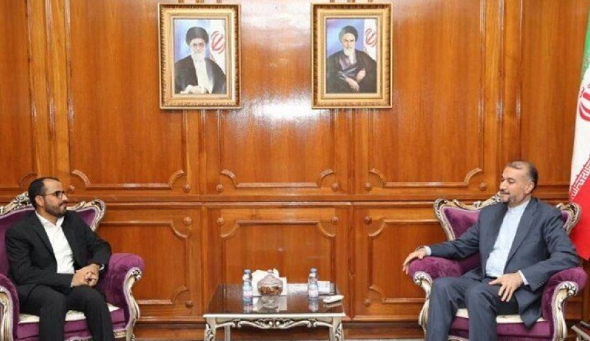 وزير الخارجية الايراني يؤكد على وحدة تراب اليمن