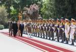 الرئيس الإيراني يستقبل رسميا نظيره العراقي في قصر سعدآباد  