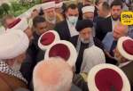  ایرانی صدر مملکت نے شام کے متعدد سنی علماء سے دوستانہ ملاقات