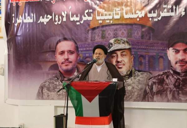 عراق میں فلسطینی مزاحمت کے شہداء کے لیے مجلس کا انعقاد  