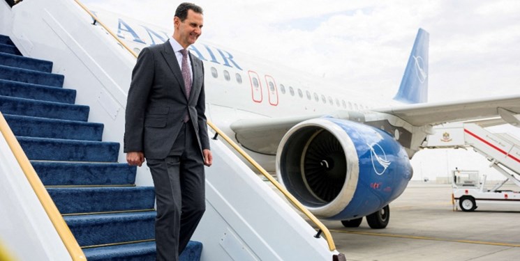 بشار اسد برای شرکت در نشست سران اتحادیه عرب وارد عربستان شد