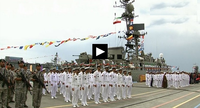مراسم الاستقبال الرسمي للمجموعة البحرية الـ86 للجيش الايراني  