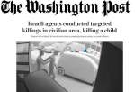 Investigative report by the Washington Post refutes Israel’s account of deadly raid in Jenin