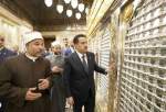 بازدید نخست‌وزیر عراق از مسجد امام حسین (ع) قاهره+ تصاویر