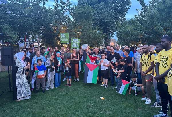 تظاهرات حامیان فلسطینیان در آمریکا و اروپا علیه جنایات اسرائیل در جنین