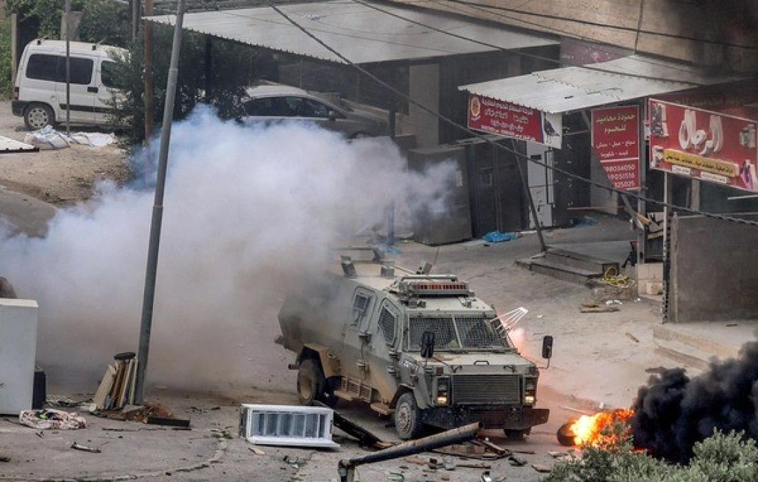 كتيبة جنين تنشر فيديو يظهر لحظة تفجير عبوة "طارق1" بجرافة الاحتلال