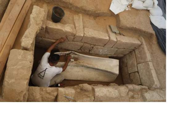 Roman-era sarcophagus uncovered in Gaza
