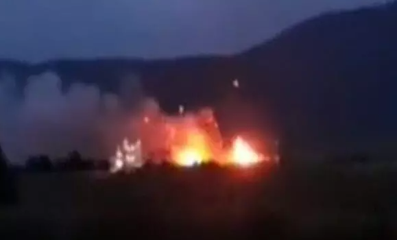 People evacuated highway closed as fire breaks out at military ground in Crimea