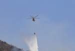 یک فروند بالگرد جهت مهار آتش‌سوزی به جنگل‌های مریوان اعزام شد