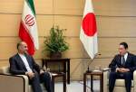ایرانی وزیر خارجہ نے آج دوپہر  جاپان  کے وزیر اعظم سے ملاقات کی