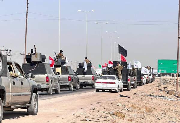 عراق اور شام کے سرحدی علاقوں میں حشد الشعبی فورسز کی تعیناتی