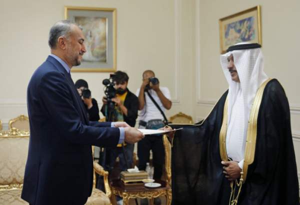  ایران میں سعودی عرب کے نئے سفیر کی وزیر خارجہ حسین امیر عبد اللہیان سے ملاقات