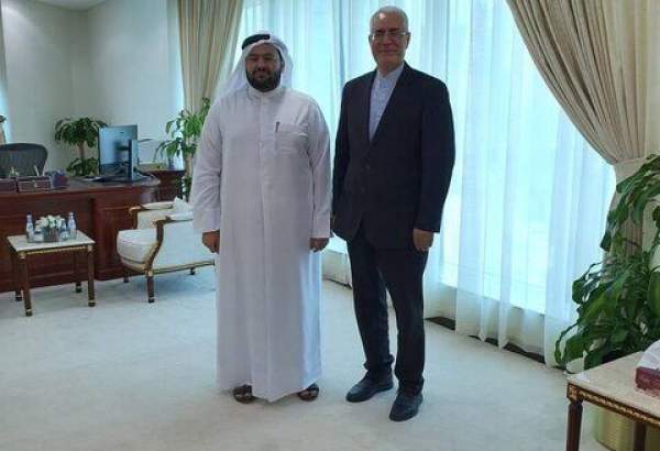 حمید رضا دھقانی کی قطر کے وزیر خارجہ محمود الخلیفی سے ملاقات