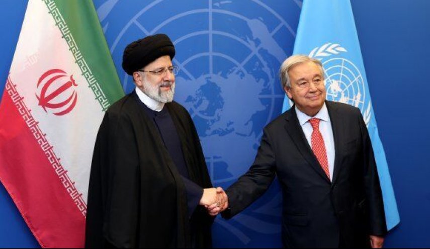 الرئيس الايراني : شعوب العالم تتوقع من الأمم المتحدة منع أطماع أصحاب الهیمنة