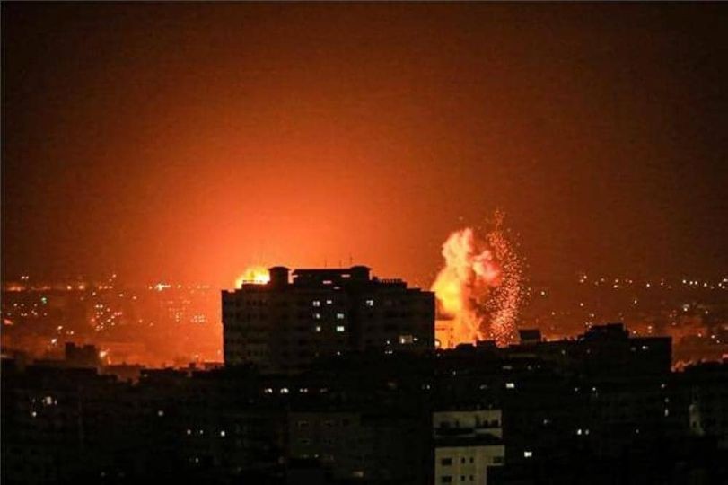 اصابتان خلال قصف للاحتلال استهدف عدة مراصد للمقاومة شرق غزة
