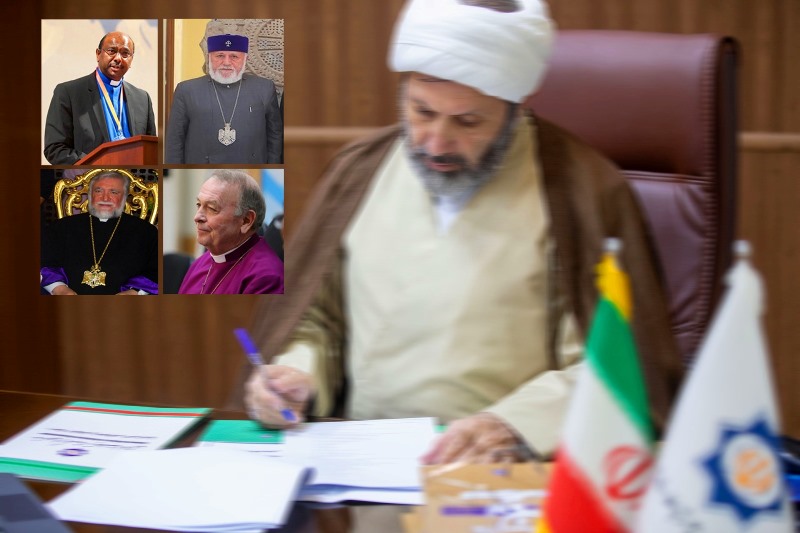 رئيس رابطة الثقافة الإيرانية يتلقى رسائل إدانة لحرق المصحف من زعماء الديانات الإبراهيمية في العالم