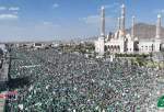 تجمع میلیونی مردم یمن به مناسبت میلاد حضرت رسول اکرم (ص)  