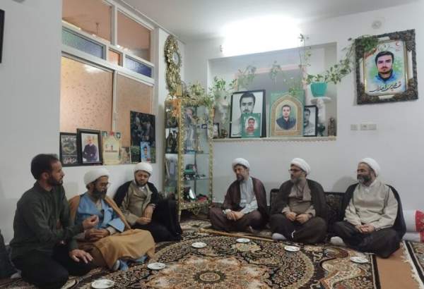 دیدار مسئولان سازمان تبلیغات اسلامی با خانواده شهید امنیت در قم