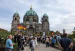 جرمنی عوام کا یوکرائن جنگ میں حصہ لینے پر شولاف حکومت کے خلاف احتجاج