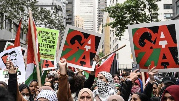 Pro-Palestine rally held in New York (photo)  