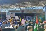 گزارش تصویری| تجمع مردم کرمانشاه در محکومیت جنایات رژیم اشغالگر اسرائیل  