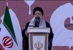 سخنرانی رئیس جمهور در اجتماع عظیم مردم تهران در حمایت از مردم مظلوم غزه