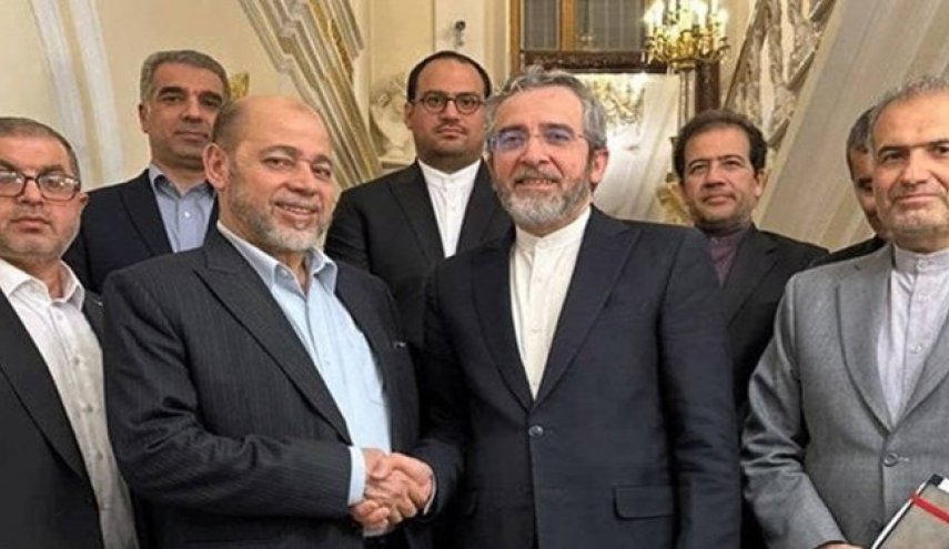 نائب وزير الخارجية الإيراني يلتقي موسى أبو مرزوق عضو المكتب السياسي لحركة حماس
