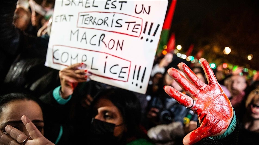 سیاست دوگانه فرانسه در تعامل با تظاهرات‌های حامیان فلسطین و اسرائیل