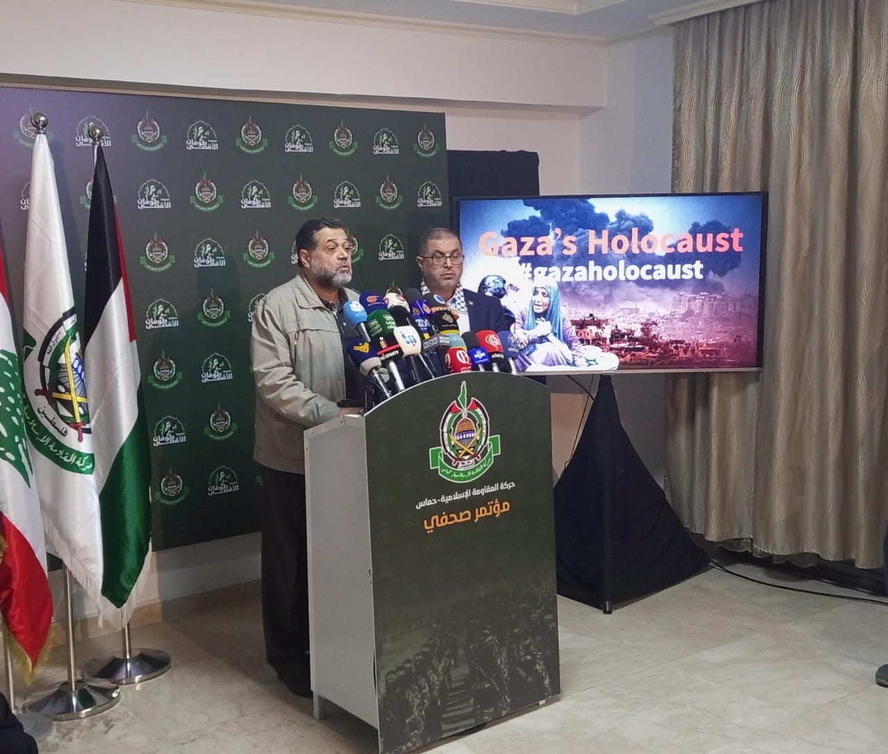 حماس : امريكا تتحمل مسؤولية المجازر في غزة نظر للضوء الأخضر الذي اعطته للاحتلال