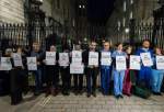 UK hospital workers protest killing of Palestinian colleagues in Gaza (photo)  