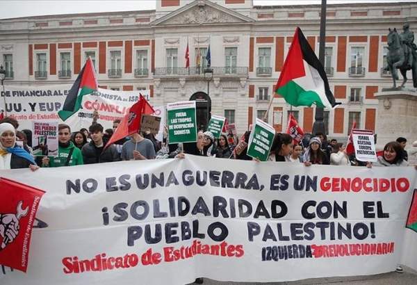 Students in Spain go on strike rally for 2nd time in solidarity with Palestine
