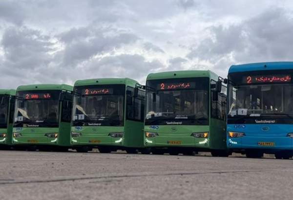 اضافه شدن اتوبوس های جدید به ناوگان حمل و نقل عمومی