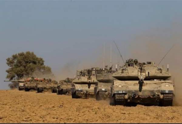 صہیونی ٹینکوں کی غزہ کے شمال میں کئی علاقوں پر گولہ باری