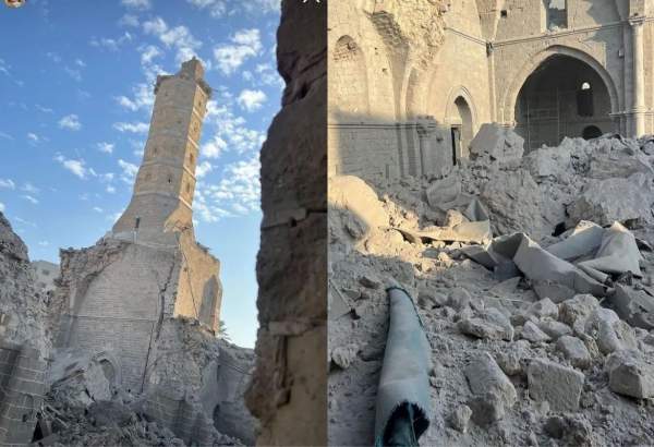 Gazans outraged at images showing damage to medieval mosque
